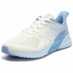 361° Cushioning, Slip Resistant, And Abrasion Resistant Low Top Casual Running Shoes Men's White Blue 2 3001879