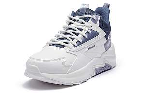 361° Slip Resistant, Abrasion Resistant, Thermal Mid Top Sports Casual Shoes Women's White Purple 1 3001922