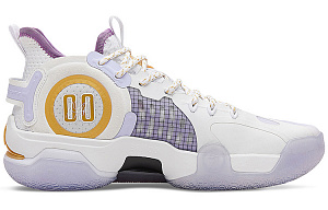 361° AG 1 Basketball Shoes Men's Mid top White/Gold/Purple 1 3001933