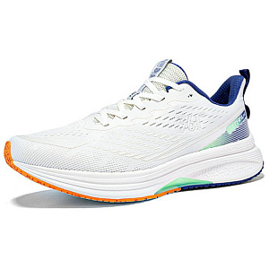 361° Anti Slip Wear Resistant Low Top Running Shoes Men's White Blue 2 3001939