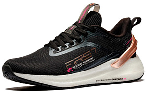 361° Breathable Low Top Running Shoes Women's Black Gold 2 3001946