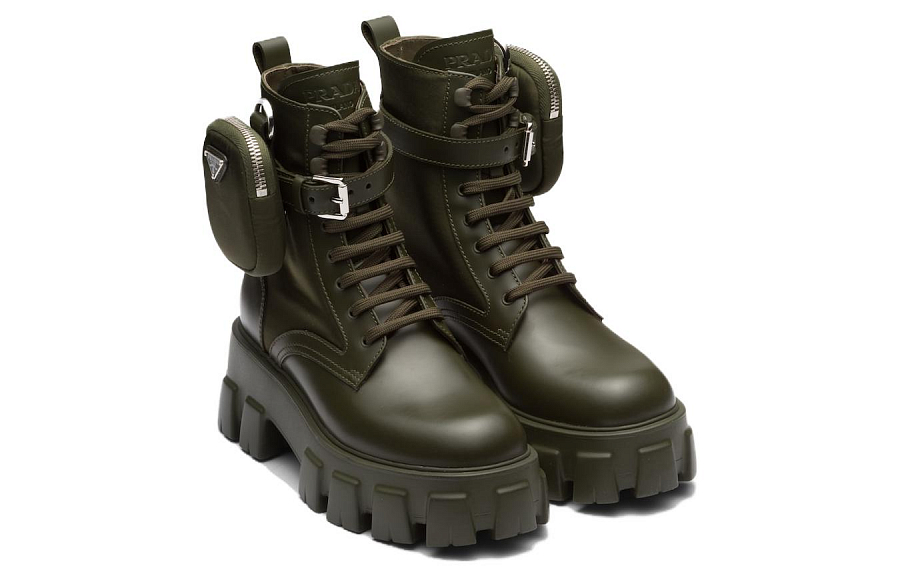 PRADA Monolith Ankle Boots купить в интернет-магазине Yoocart с быстрой доставкой по России.