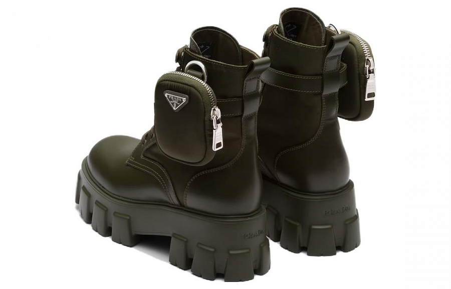 PRADA Monolith Ankle Boots купить в интернет-магазине Yoocart с быстрой доставкой по России.