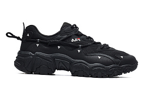 FILA Low Top Running Shoes 'Black White' 1 3010239