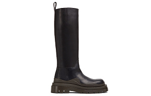 Bottega Veneta Tire Boots Black Women's 1 3010993