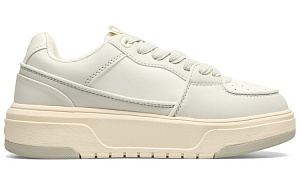 MLB Chunky Liner 24SS New York Yankees Slip Resistant Cushioning And Breathable Low Top Skateboard Shoes Unisex Ivory 1 3013375