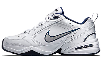 Nike Air Monarch Iv White/Midnight Navy/White/Metallic Silver