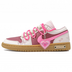 Jordan Air Jordan 1 Low Pink Gum Vintage Basketball Shoes Women's Pink 1 3014354