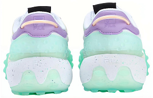 FILA Gara Low Top Casual Running Shoes Women's White Cyan 3 3014388