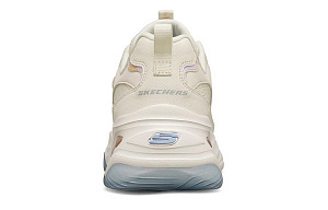 Skechers D'Lites 4.0 Low Running Shoes Gs White Women's 3 3014438