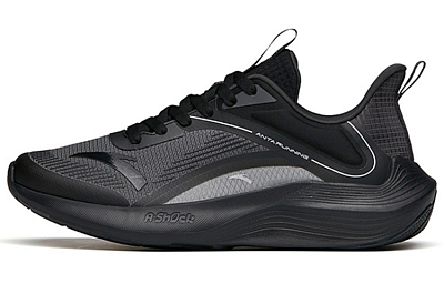Anta DuCi1 Slip Resistant, Abrasion Resistant, Breathable Low Top Sprint Running Shoes Men's Gray Black