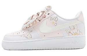 Nike Air Force 1 Anti-Slip And Wear-Resistant Lightweight Low-Top Skateboard Shoes Women's Pink White Special Shoe Box 1 3016677