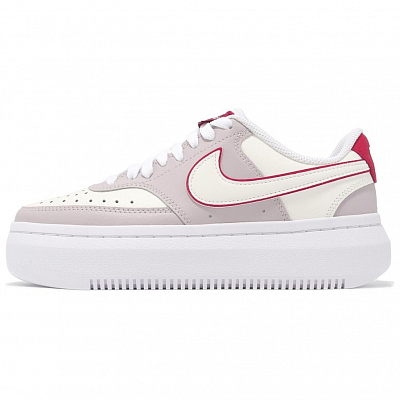Nike Court Vision Alta Low-Top Skateboard Shoes Women's Tawny