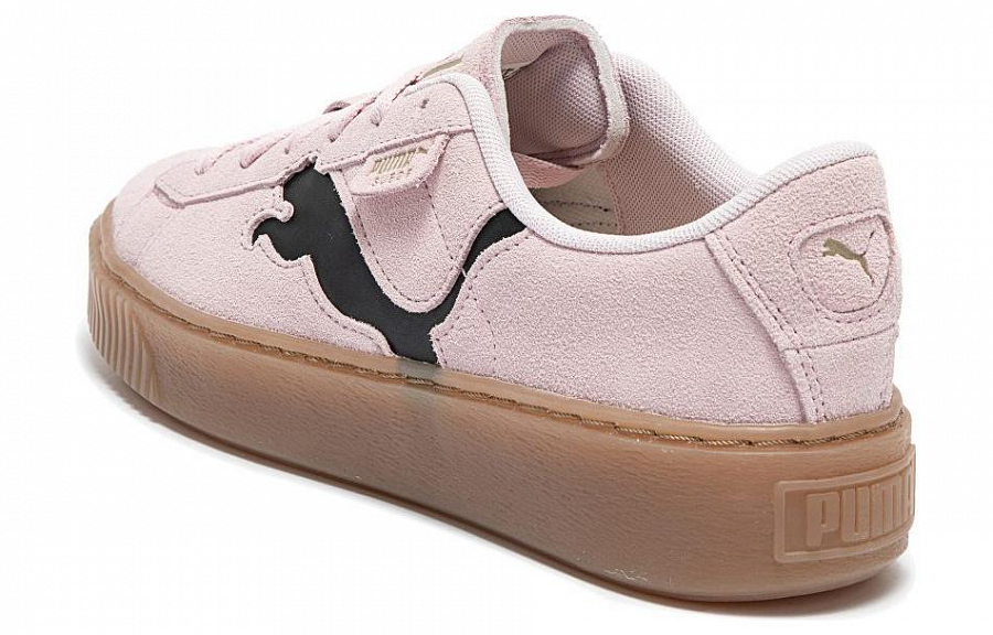 PUMA Suede Platform Shoes 'Pink Black Gum' Women's купить в интернет-магазине Yoocart с быстрой доставкой по России.