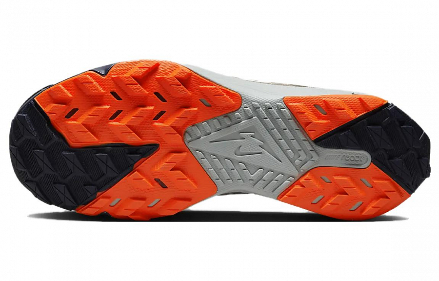 Nike React Terra Kiger 9 Khaki Deep Jungle Safety Orange Sea Glass купить в интернет-магазине Yoocart с быстрой доставкой по России.