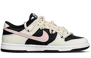 Nike Dunk Skateboard Shoes Women's Low top Black/White/Peach 2 3022628