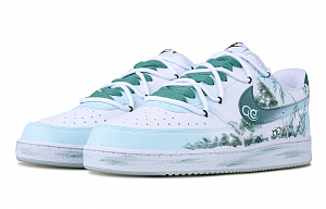 Nike Court Vision 1 Low top Skateboard Shoes Men's Bamboo Green 2 3023183