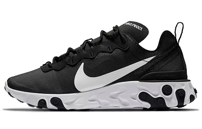 Nike React Element 55 Black White Women's