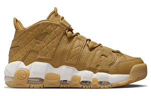 Nike Air More Uptempo Quilted Wheat Gum Light Brown Women's 1 3028141