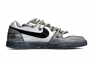 Nike EBERNON Low Low-Top Skateboard Shoes Men's Gray White Black 1 3028796