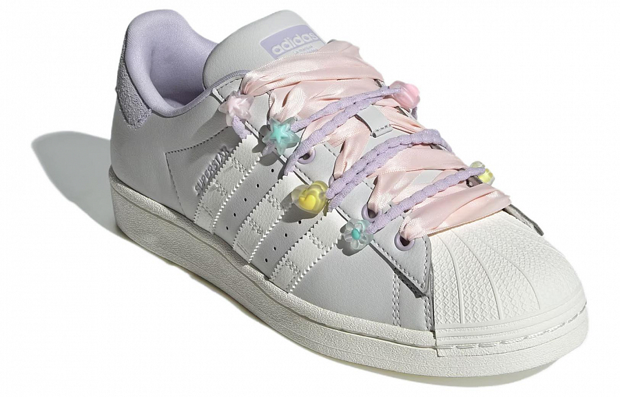 Adidas Originals SUPERSTAR Low top Skateboard Shoes Women's Silver Purple купить в интернет-магазине Yoocart с быстрой доставкой по России.