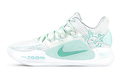 Nike Hyperdunk X Cushioned Anti-Slip And Wear-Resistant Lightweight Low-Top Basketball Shoes Men's Green White
