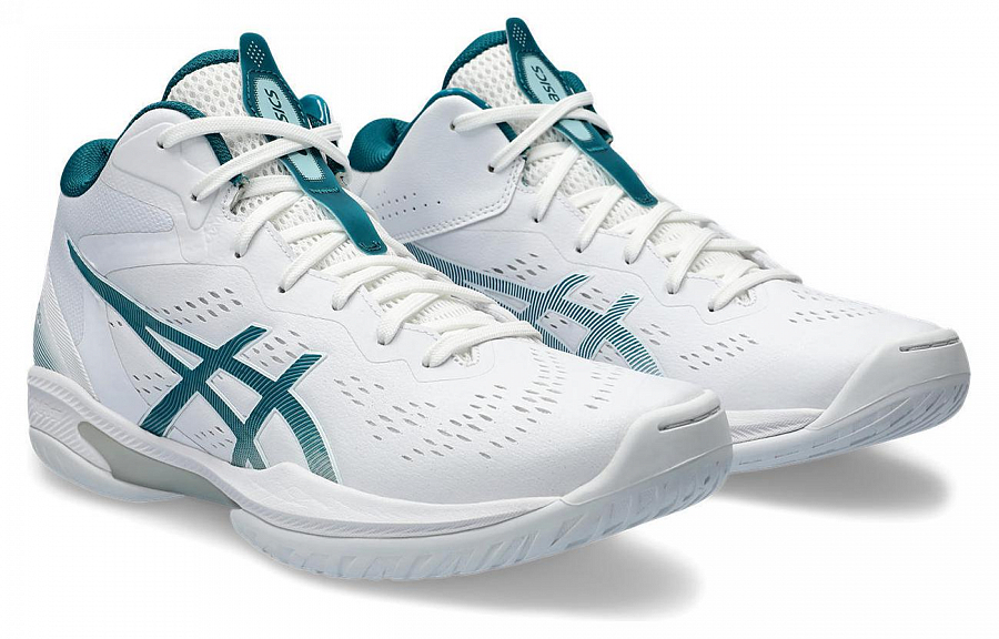 ASICS Gelhoop V16 White Rich Teal купить в интернет-магазине Yoocart с быстрой доставкой по России.