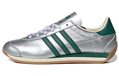 Adidas Originals Country Og Silver Metallic Collegiate Green Women's