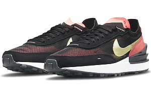 Nike Waffle One Black Lime Ice Magic Ember Women's 2 3034453