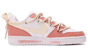 Nike Court Borough Low 2 Sweet Low-Top Skateboard Shoes GS Rose Red 2 3034471