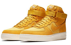 Nike Air Force 1 High Suede 'Yellow Ochre' 2 3034541