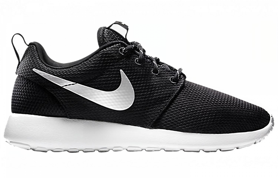Nike Roshe One Black/Metallic Platinum White Women's купить в интернет-магазине Yoocart с быстрой доставкой по России.
