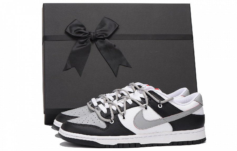 Nike Dunk Chestnut Coverage Wear-Resistant Lightweight Breathable Low-Top Skateboard Shoes Men's Black Gray купить в интернет-магазине Yoocart с быстрой доставкой по России.