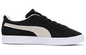 PUMA Suede Casual Skateboarding Shoes Unisex Black White 1 3039620