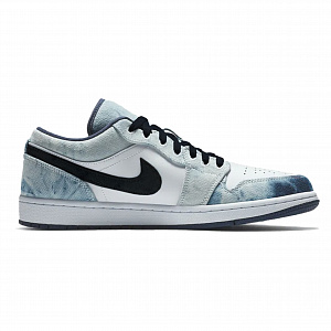 JORDAN Air JORDAN 1 Vintage Basketball Shoes Men Low-Top White Blue/Black 1 3040078