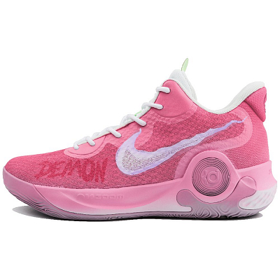 Nike KD Trey 5 IX Vintage Basketball Shoes Unisex Mid-Top Rose Red