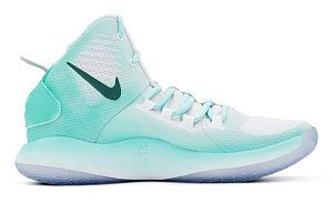 Nike Hyperdunk X Shock Absorbers Slip Resistant Abrasion Resistant Mid Top Basketball Shoes Men's Green White 1 3041020