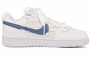 Nike Court Borough Low Frenzied Creation Silent Stars Slip-Resistant Low-Top Skateboard Shoes Women's Ecru 1 3041027