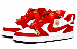Nike Court Borough Skateboard Shoes Women's Low top Red/White 2 3041040