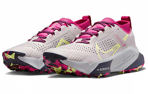 Nike ZoomX Zegama Platinum Violet Luminous Green Women's 2 3041133