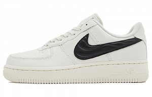 Nike Air Force 1 '07 Quilted Swoosh 'Beige Black' Women's