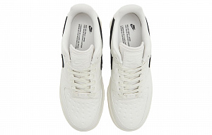 Nike Air Force 1 '07 Quilted Swoosh 'Beige Black' Women's 3 3041263