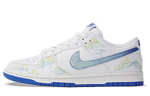 Nike Dunk Low Top Skateboard Shoes Men's Blue White 1 3041744