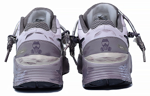 Nike Air Max Fusion Cushioning Anti-Slip Wear-Resistant Breathability Low-Top Running Shoes Women's Gray White Purple 3 3041828