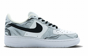 Nike Air Force 1 Thermal Coverage Low top Skateboard Shoes Men's White Black 1 3041926