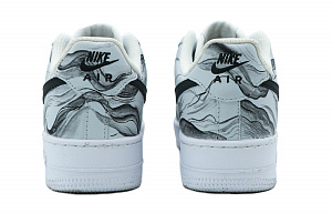 Nike Air Force 1 Thermal Coverage Low top Skateboard Shoes Men's White Black 3 3041928