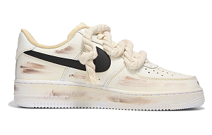 Nike Air Force 1 Low Low-Top Skateboard Shoes Men's Beige 1 3041950