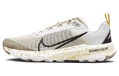 NIKE Kiger 9 Беговые кроссовки Низкие Белый-коричневый Мужские