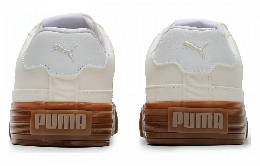 PUMA Capris Leather Skateboarding Sneakers 'White'