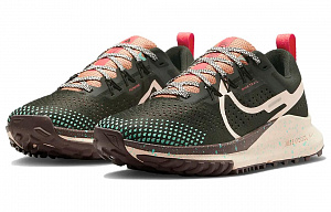 Nike React Pegasus Trail 4 Sequoia Guava Ice Women's 2 3042602